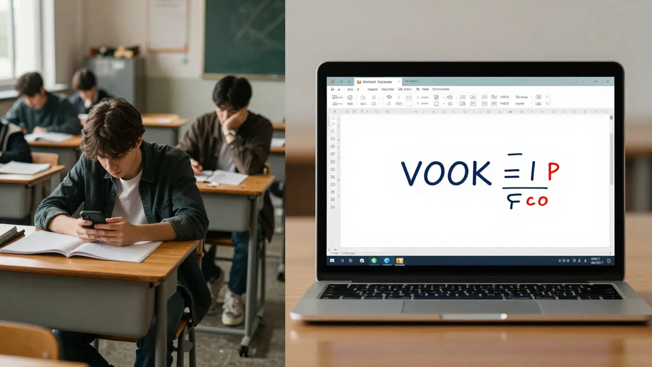 Split-screen showing chaotic unscripted learning vs. clean, engaging scripted video lesson.