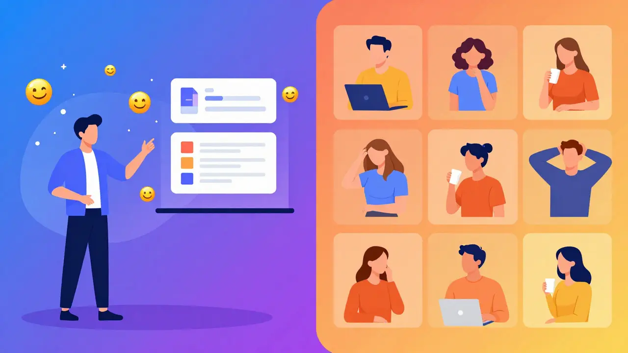 Illustration of virtual event attention resets and participant breaks