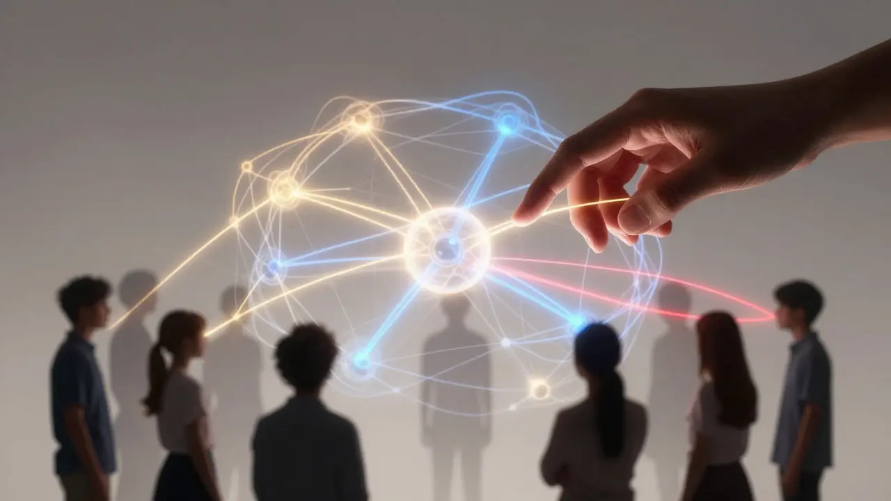 Neural network connecting student sentiments with human oversight