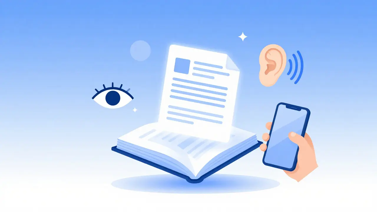 Abstract concept of accessible transcripts bridging senses