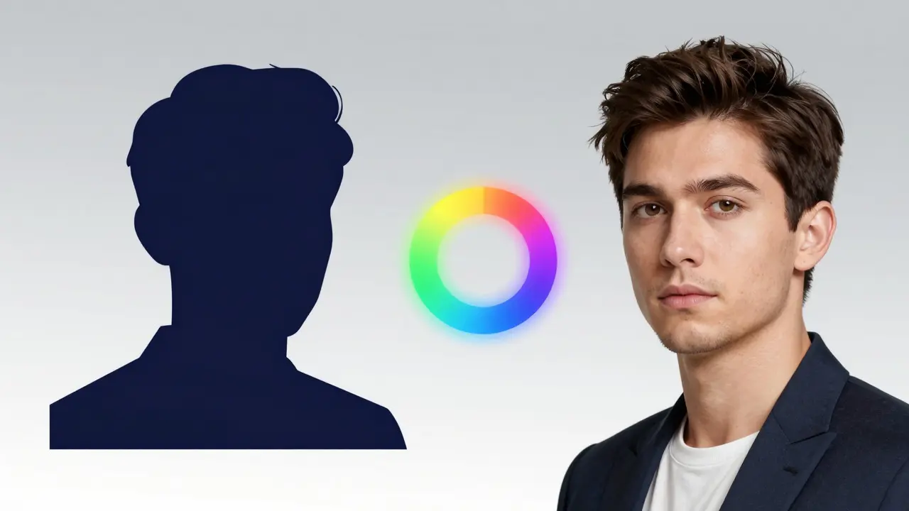 Comparison of flat design versus realistic illustration