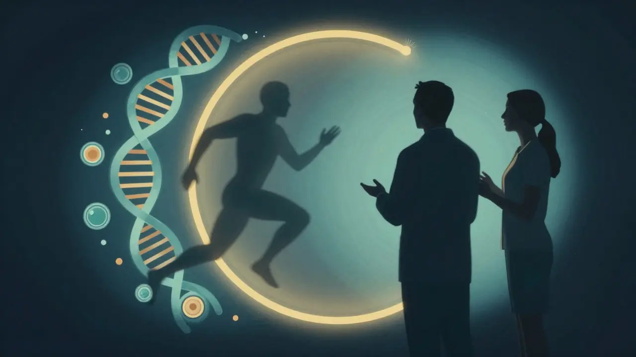 Conceptual art representing the integration of labs, lifestyle, and coaching
