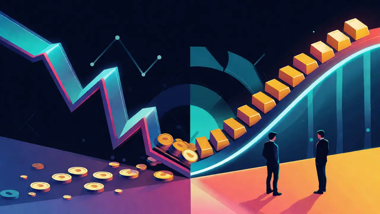 Abstract visualization of price elasticity showing stable inelastic demand versus volatile elastic demand curves.