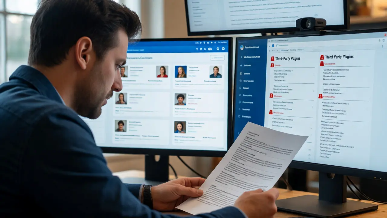 EdTech founder reviewing COPPA compliance risks on computer screens